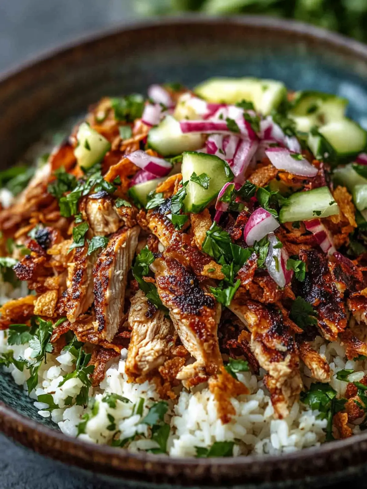 Chicken Shawarma Crispy Rice Salad That’ll Wow Your Tastebuds 4 Chicken Shawarma Crispy Rice Salad