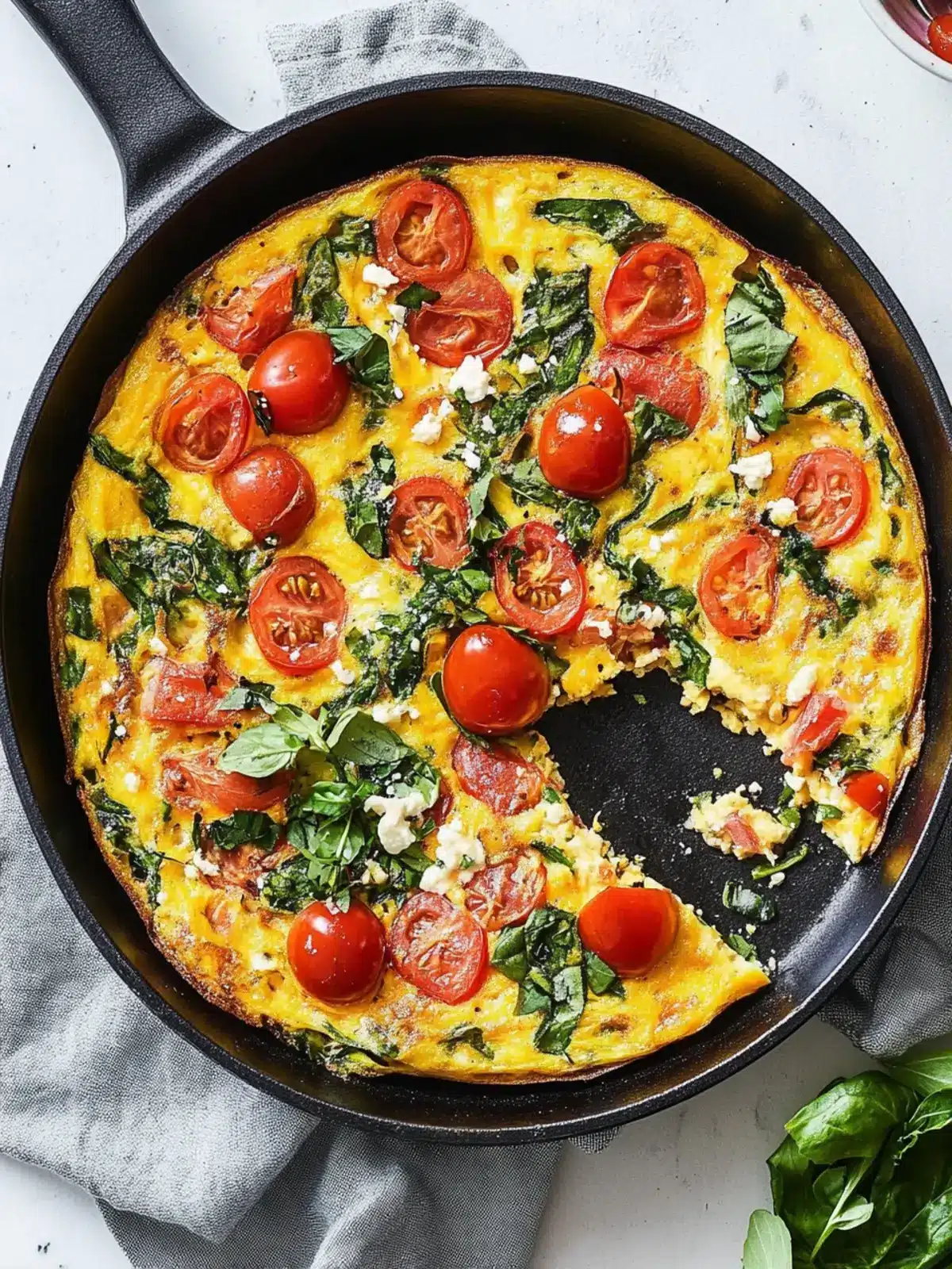 Irresistible Bacon Spinach Frittata for Effortless Brunch Bliss 5 Frittata