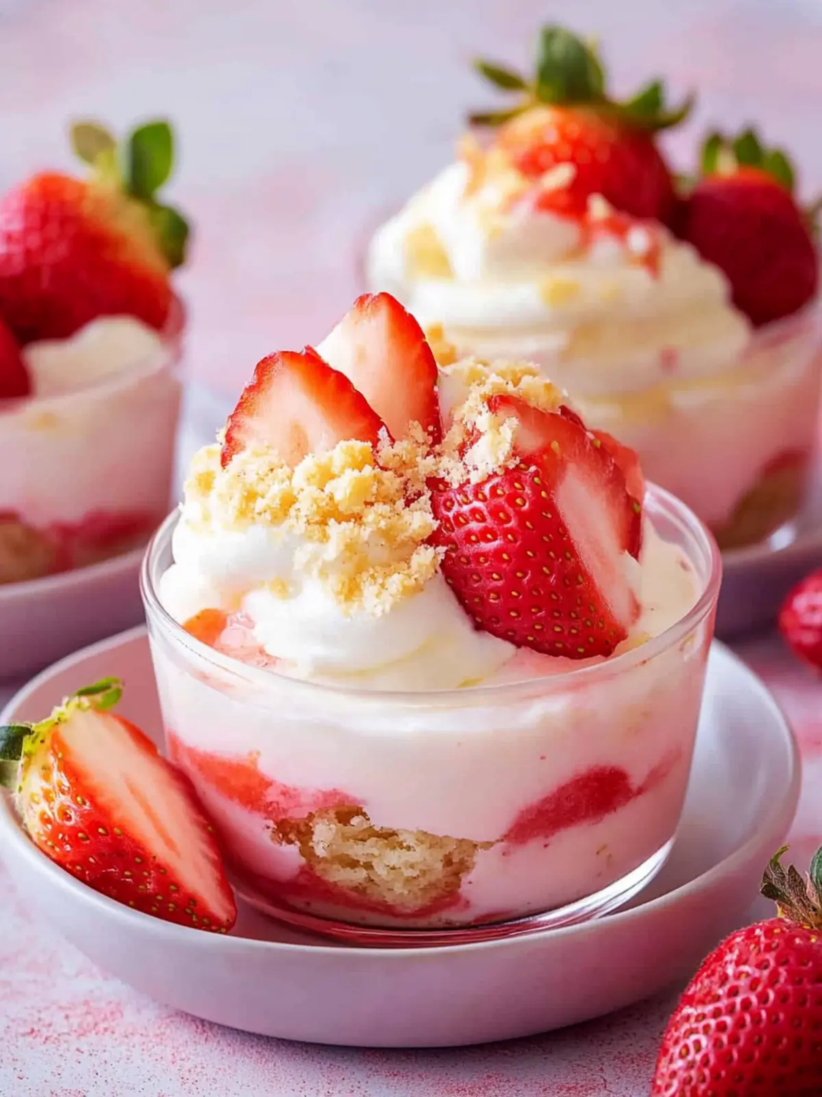Indulge in Strawberry Shortcake Pudding Cups You’ll Love 3 Strawberry Shortcake Pudding Cups