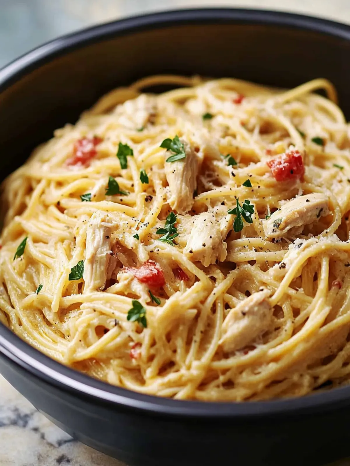 CrockPot Chicken Spaghetti: Comfort Food Done Right 5 CrockPot Chicken Spaghetti