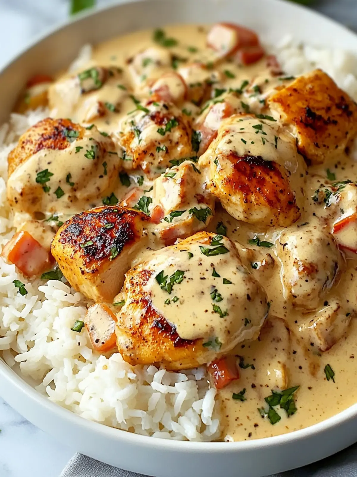 Creamy Smothered Chicken and Rice Your New Comfort Food Favorite 5 Creamy Smothered Chicken and Rice