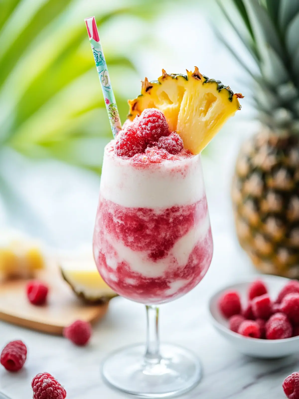 Irresistibly Creamy Raspberry Piña Colada You'll Love 5 Raspberry Piña Colada