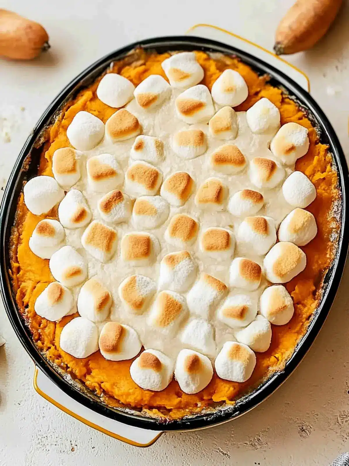 Irresistible Sweet Potato Casserole with Marshmallows Delight 5 Sweet Potato Casserole with Marshmallows