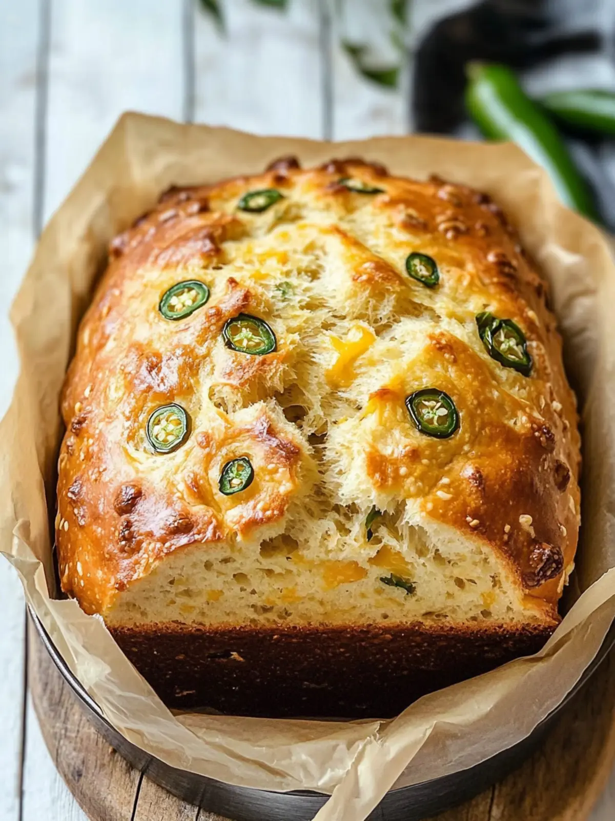 Mouthwatering Jalapeño Cheddar Bread You’ll Love to Bake 3 Jalapeño Cheddar Bread