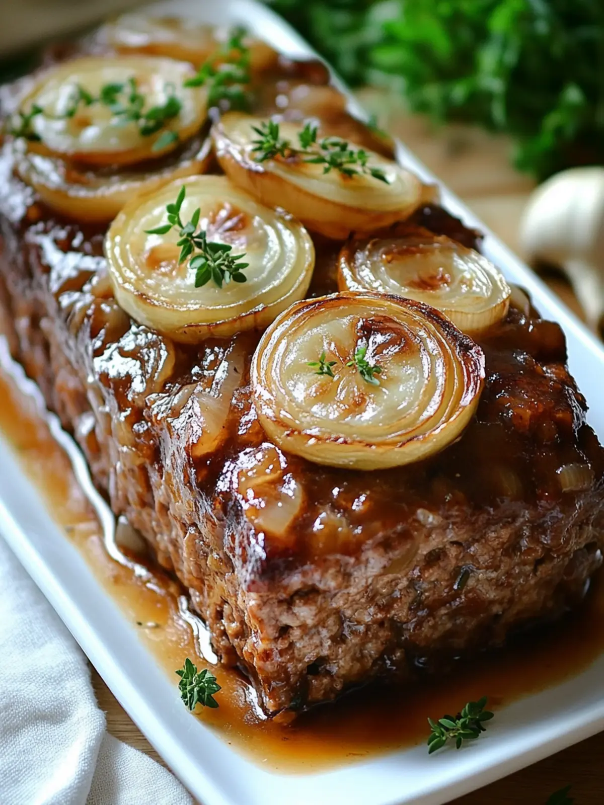 Classic French Onion Meatloaf with Cheesy Comfort Twist 5 Classic French Onion Meatloaf