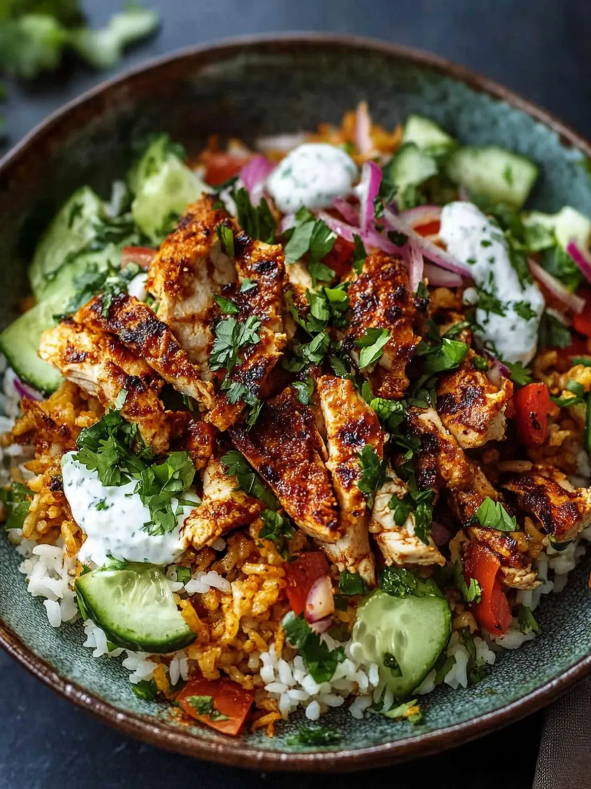 Chicken Shawarma Crispy Rice Salad That’ll Wow Your Tastebuds 3 Chicken Shawarma Crispy Rice Salad