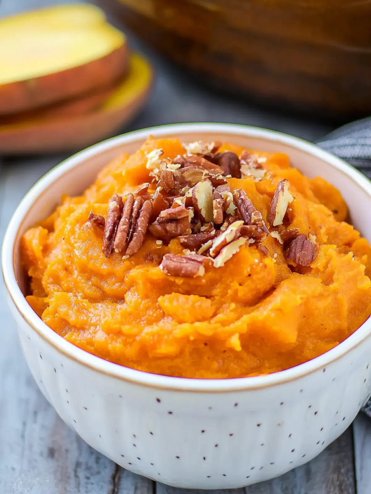 Healthy Slow Cooker Sweet Potato Casserole You’ll Love! 2 Healthy Slow Cooker Sweet Potato Casserole