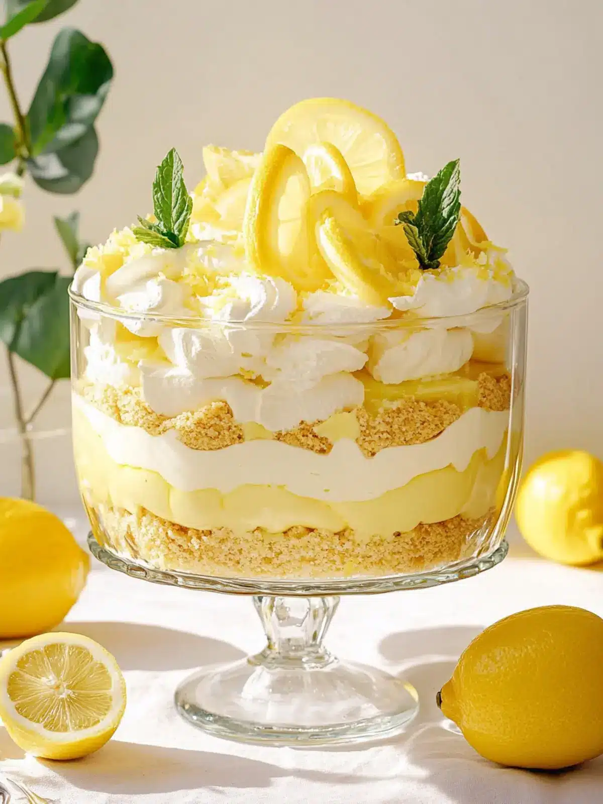 Lemon Lush Trifle: A Refreshing Delight for Your Dessert Table 5 Lemon Lush Trifle