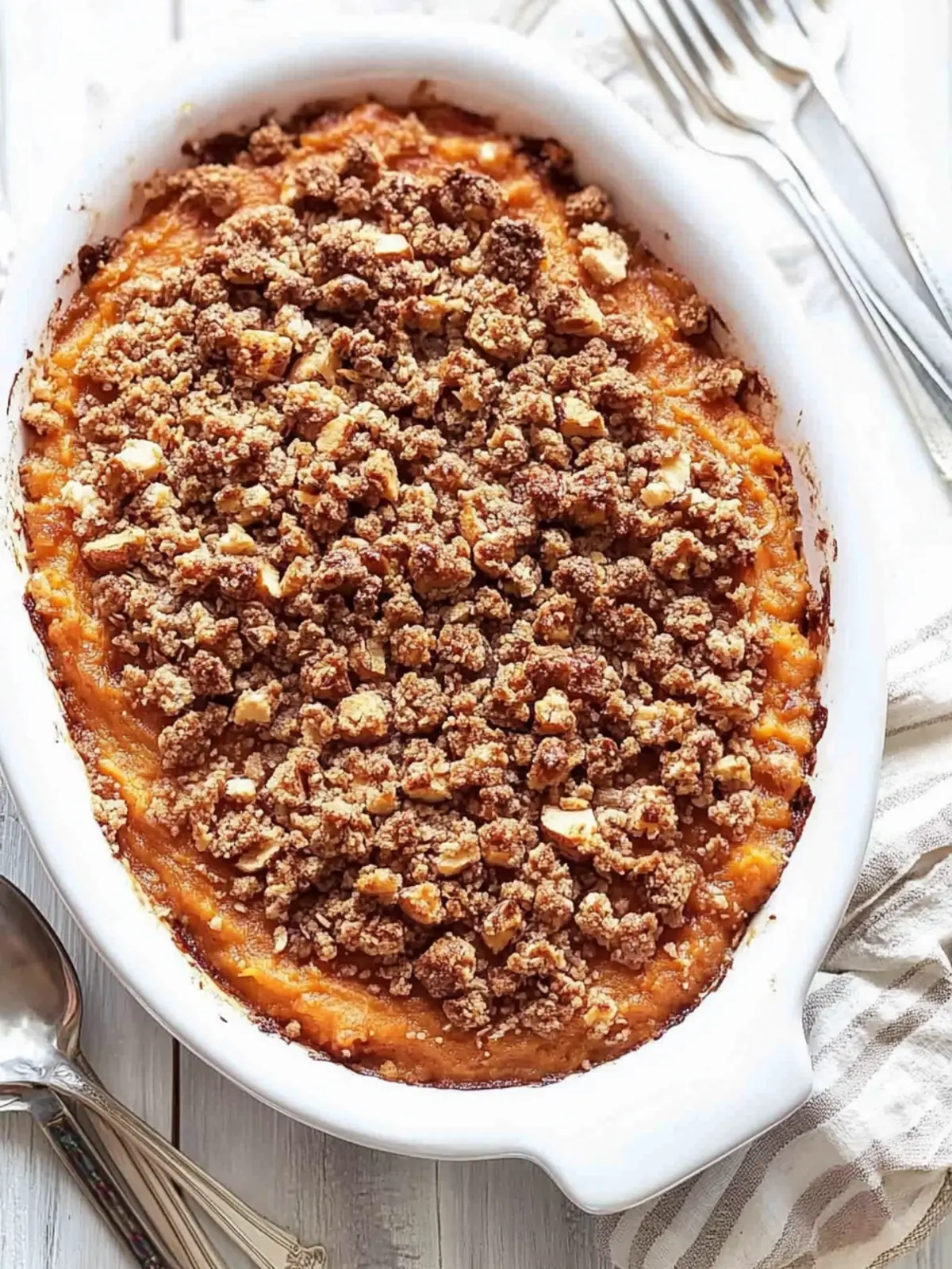 Irresistible Sweet Potato Casserole with Crunchy Streusel Topping 5 Sweet Potato Casserole