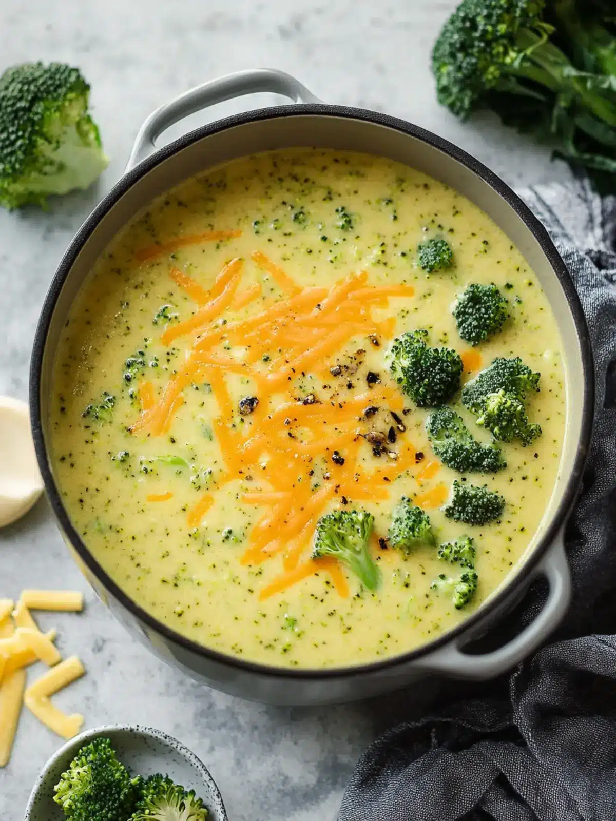 High Protein Broccoli Cheddar Soup That You’ll Crave! 4 High Protein Broccoli Cheddar Soup