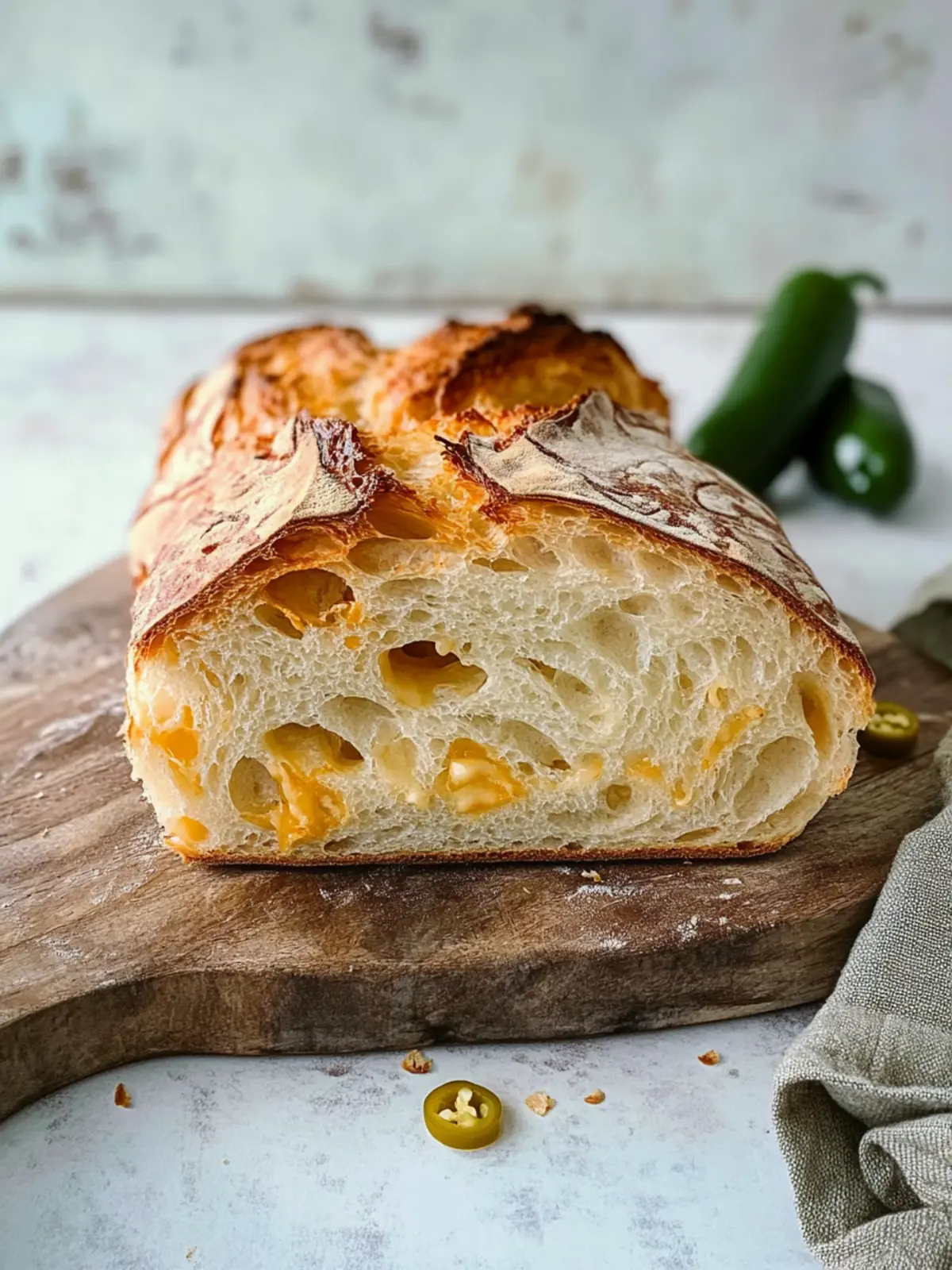 Ultimate Jalapeño Cheddar Sourdough for Flavor Lovers 4 Jalapeño Cheddar Sourdough