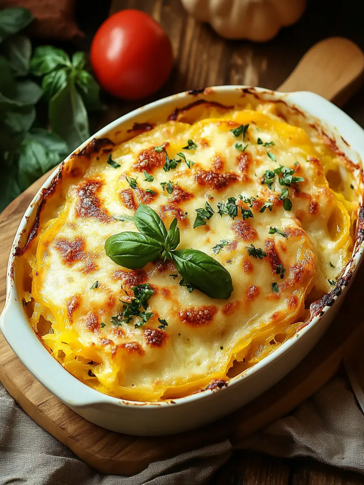 Cheesy Spaghetti Squash Casserole for Comfort Food Lovers 5 Cheesy Spaghetti Squash Casserole