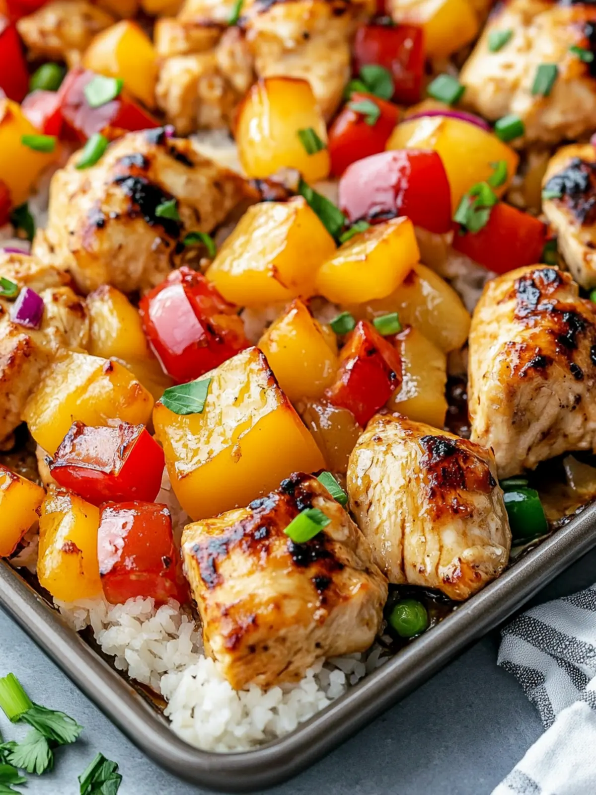 Hawaiian Chicken Sheet Pan Roast That's Family-Approved 5 Hawaiian Chicken Sheet Pan