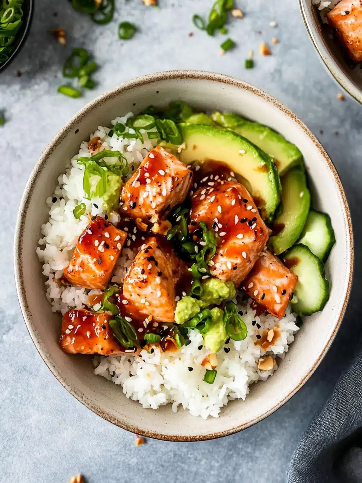 Sweet and Spicy Honey Sriracha Salmon Bowls You’ll Love 5 Honey Sriracha Salmon Bowls