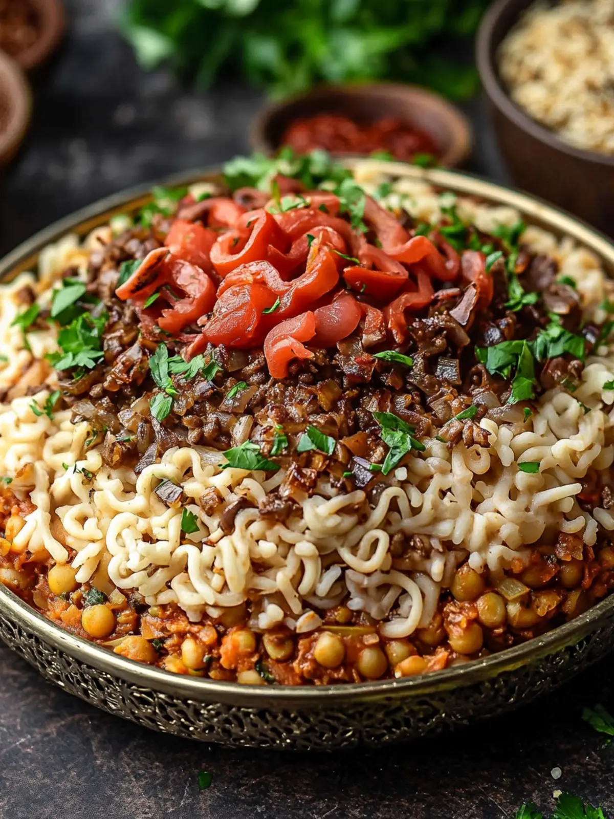 Savory Egyptian Koshari: A Cozy Comfort Food Delight 5 Egyptian Koshari