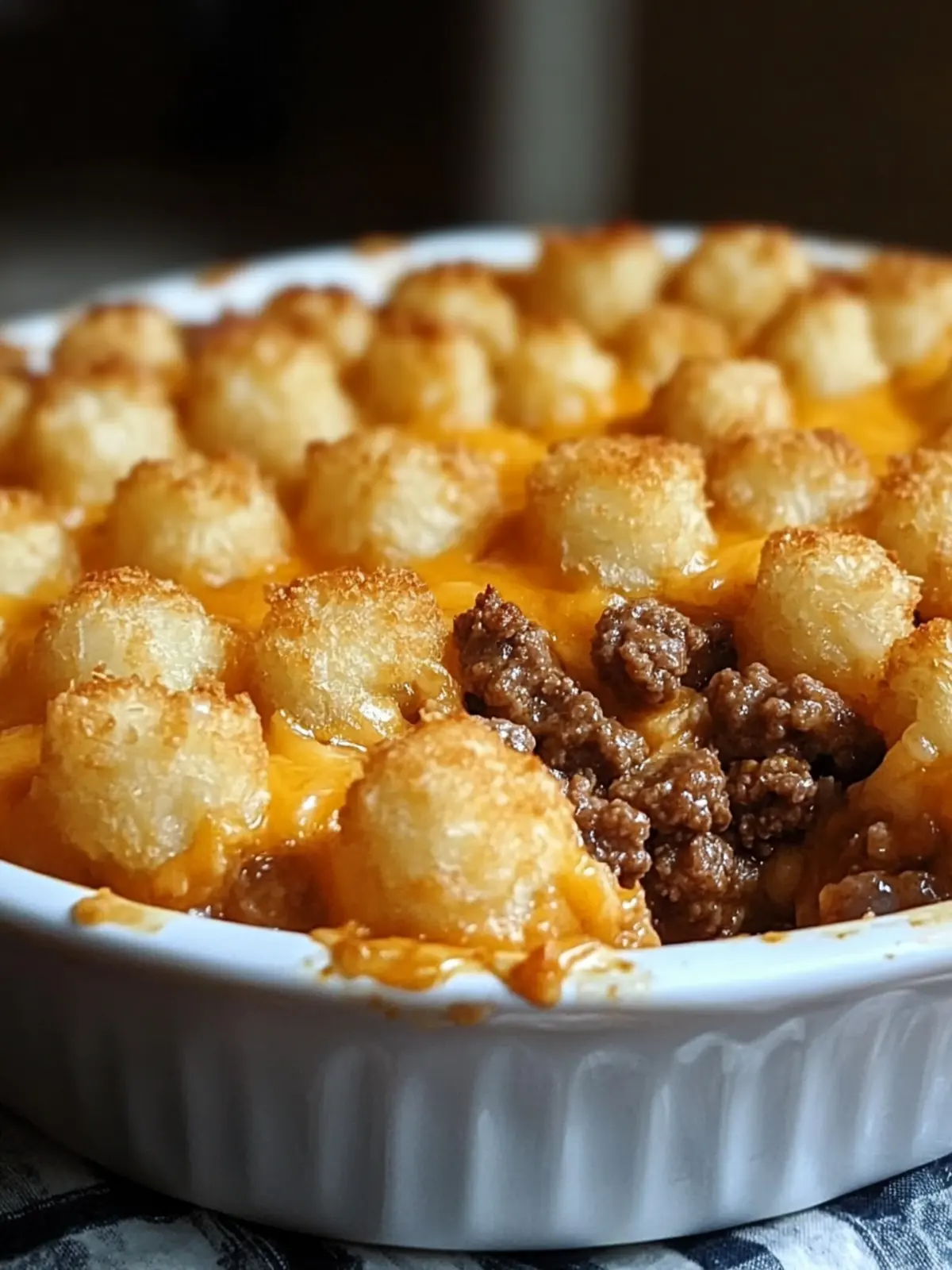 Delicious Tater Tot Casserole with Ground Beef Your Family Will Love 5 Tater Tot Casserole with Ground Beef