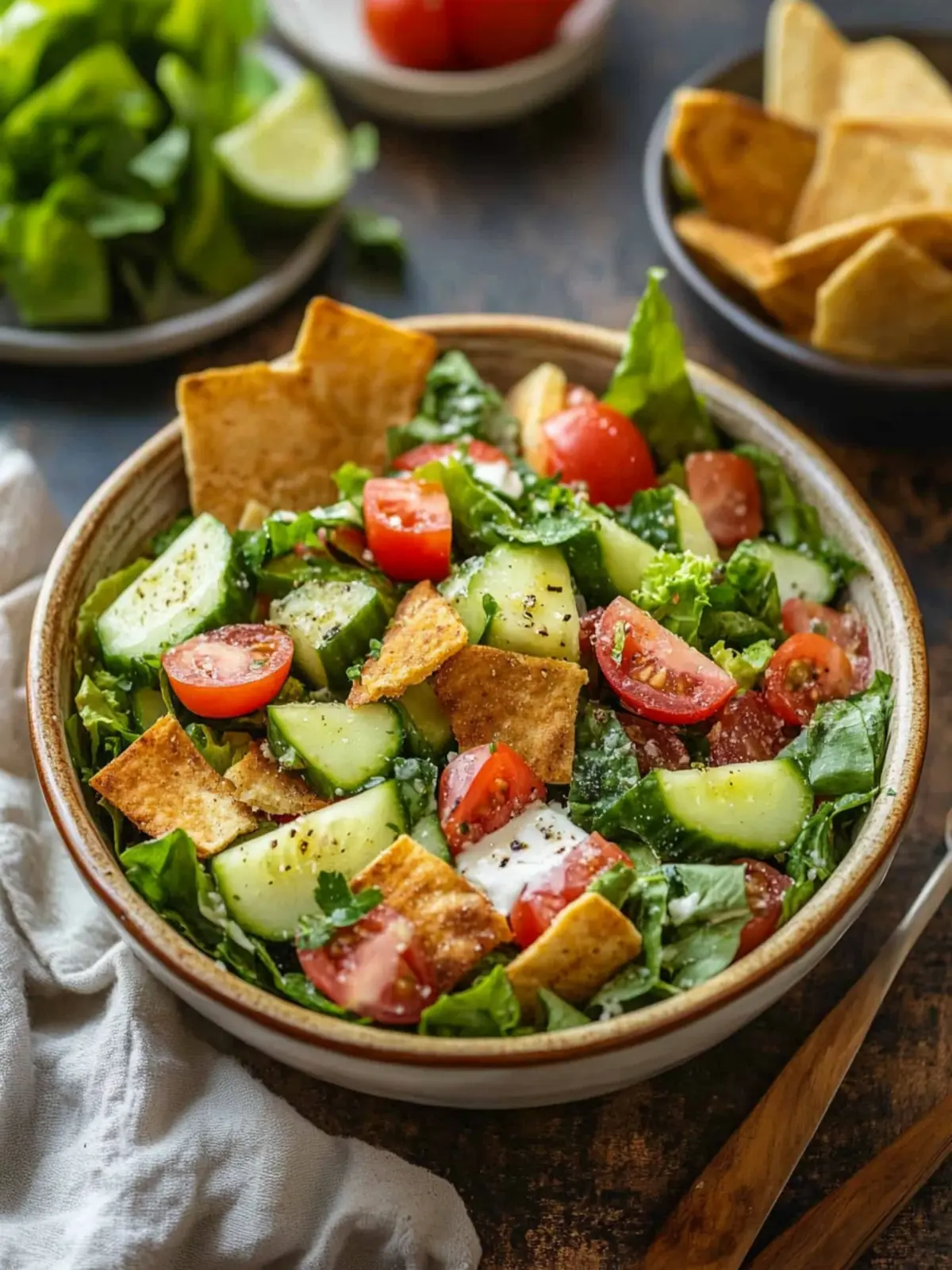 Zesty Fattoush Salad: A Crunchy Escape from Fast Food 2 Fattoush Salad