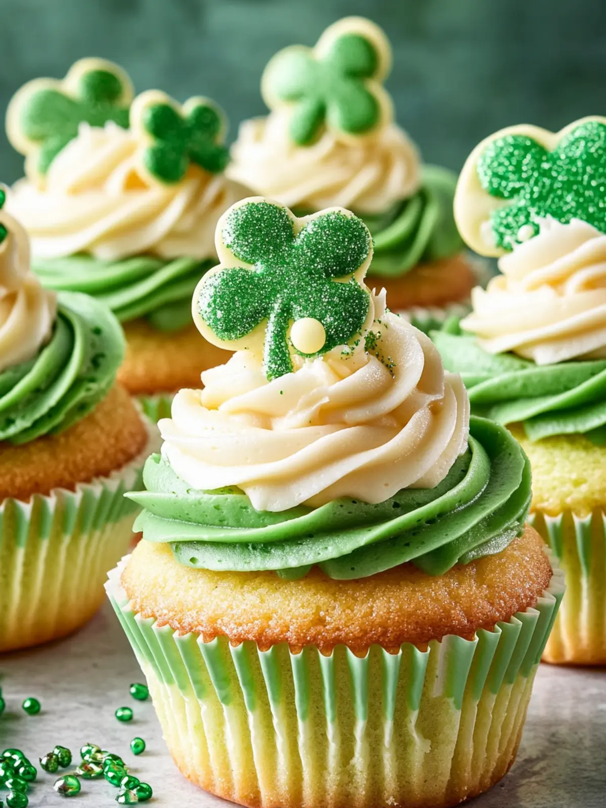 Delicious St. Patrick’s Day Cupcakes with Rainbow Fun 4 St. Patrick’s Day Cupcakes