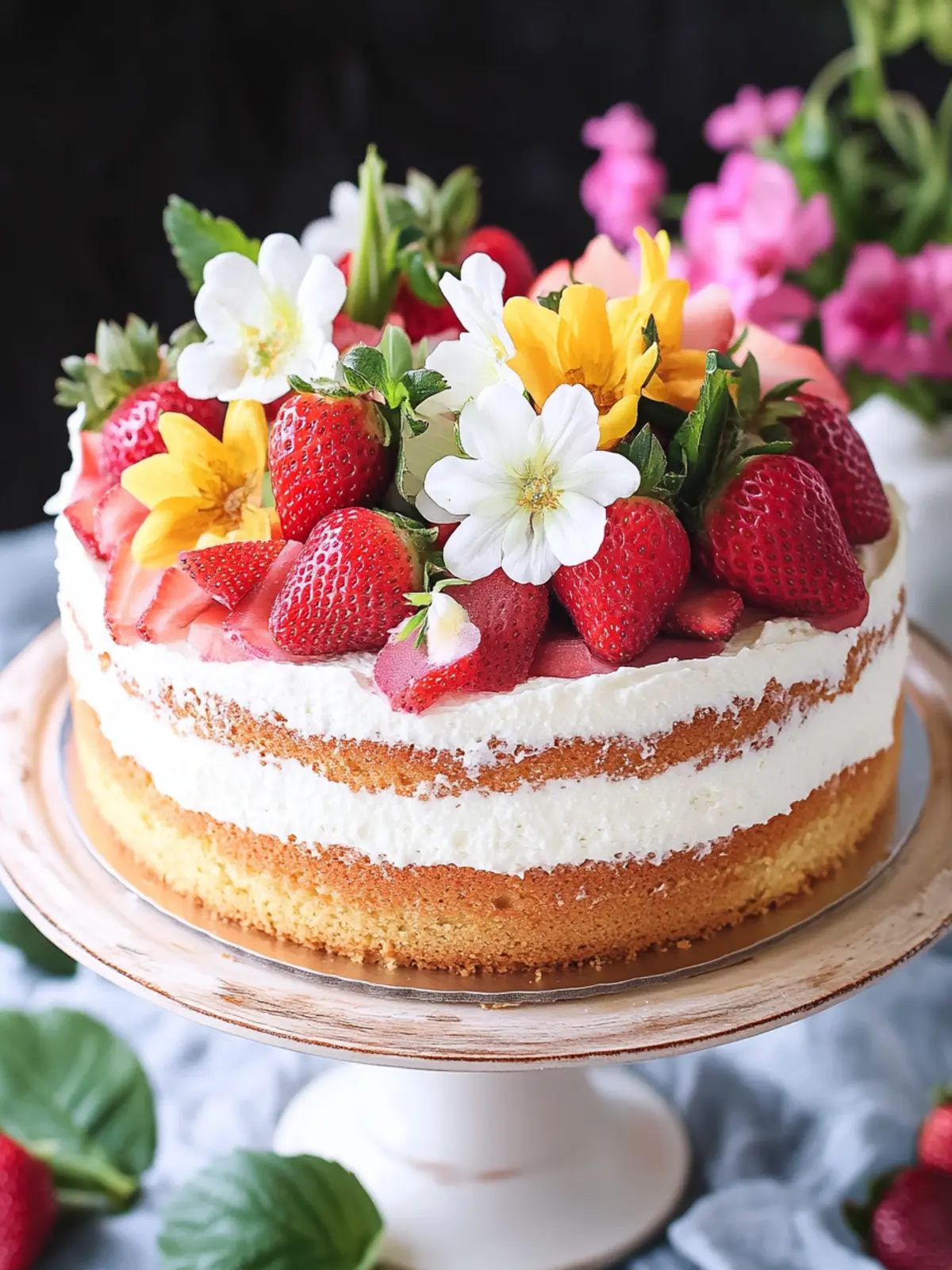 Irresistible Strawberry Rhubarb Cake for Ultimate Comfort 2 Strawberry Rhubarb Cake