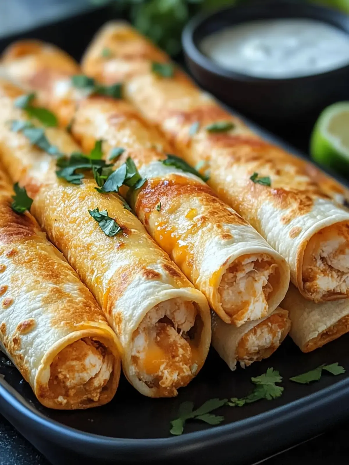 Crispy Chicken Taquitos That Make Fast Food a Distant Memory 3 Crispy Chicken Taquitos