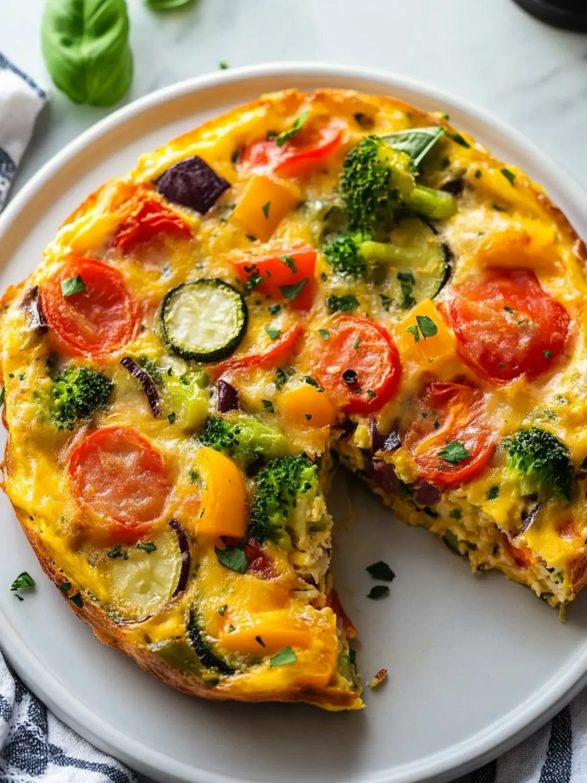 Whip Up a Colorful Vegetable Frittata in Just 30 Minutes 5 Colorful Vegetable Frittata