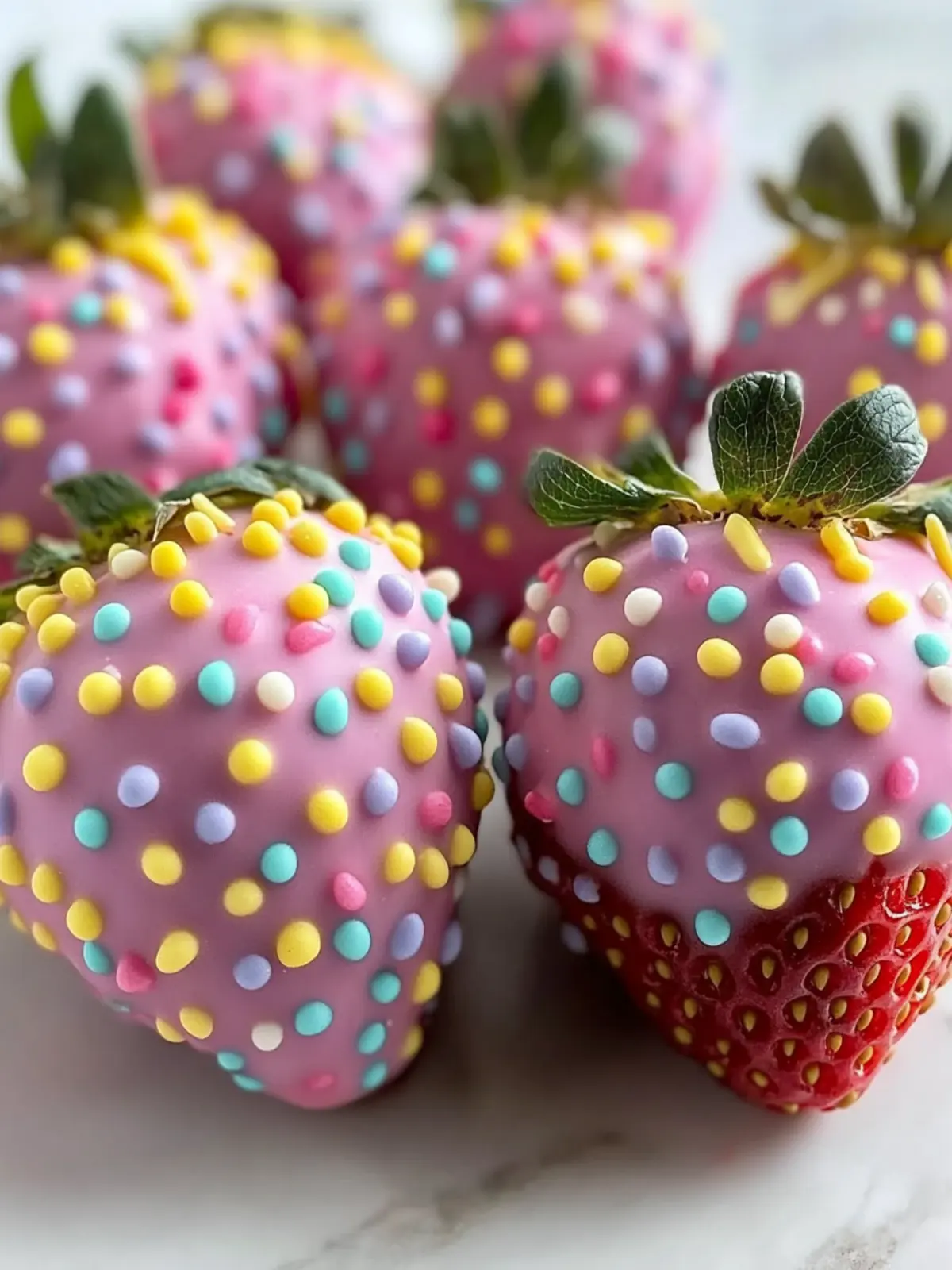 Delicious Pastel Easter Chocolate Covered Strawberries Recipe 4 Pastel Easter Chocolate Covered Strawberries