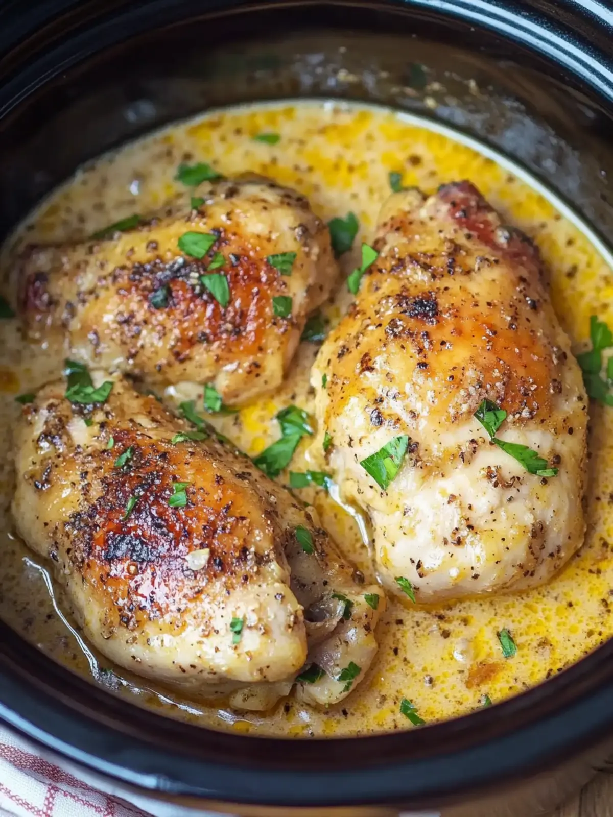 Crock Pot Angel Chicken: Creamy Italian Bliss in Every Bite 3 Crock Pot Angel Chicken