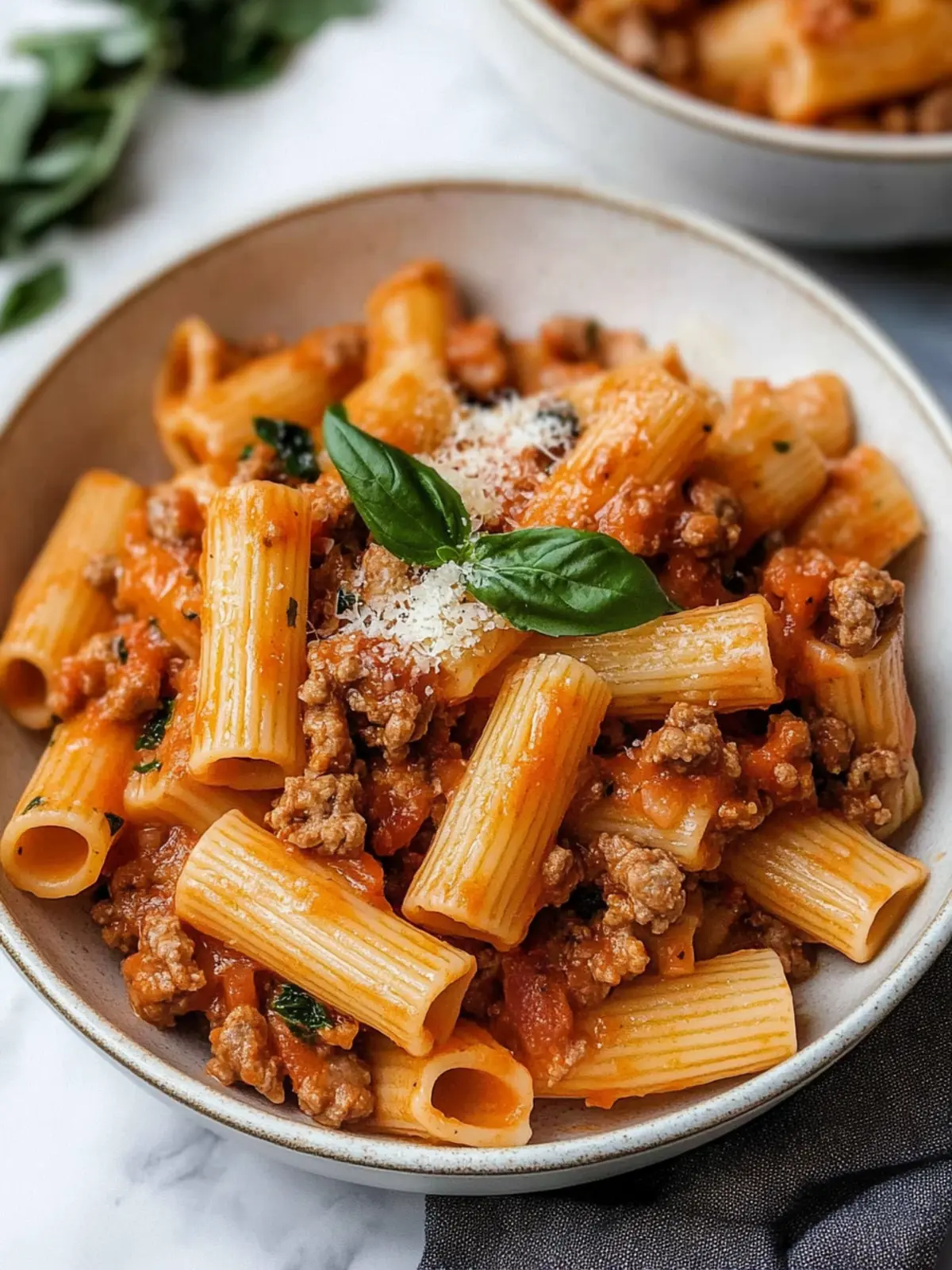 Rigatoni with Sausage