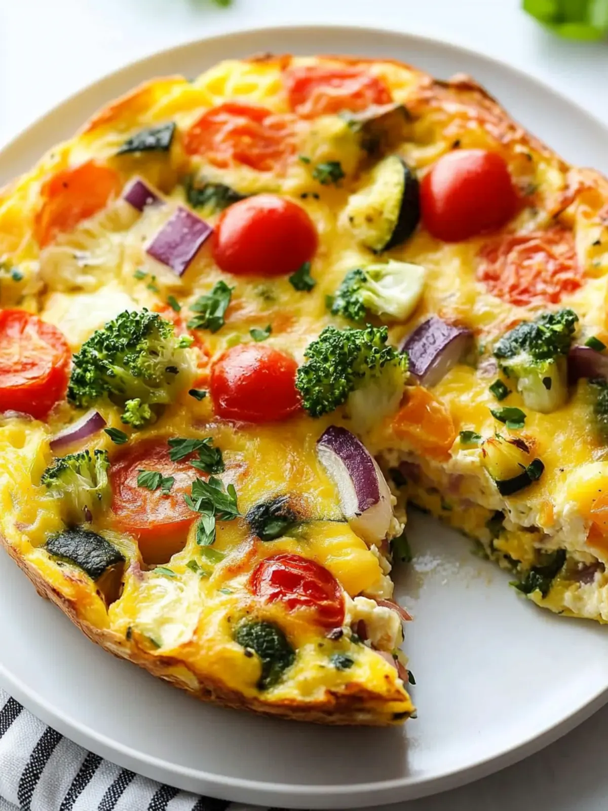 Whip Up a Colorful Vegetable Frittata in Just 30 Minutes 3 Colorful Vegetable Frittata