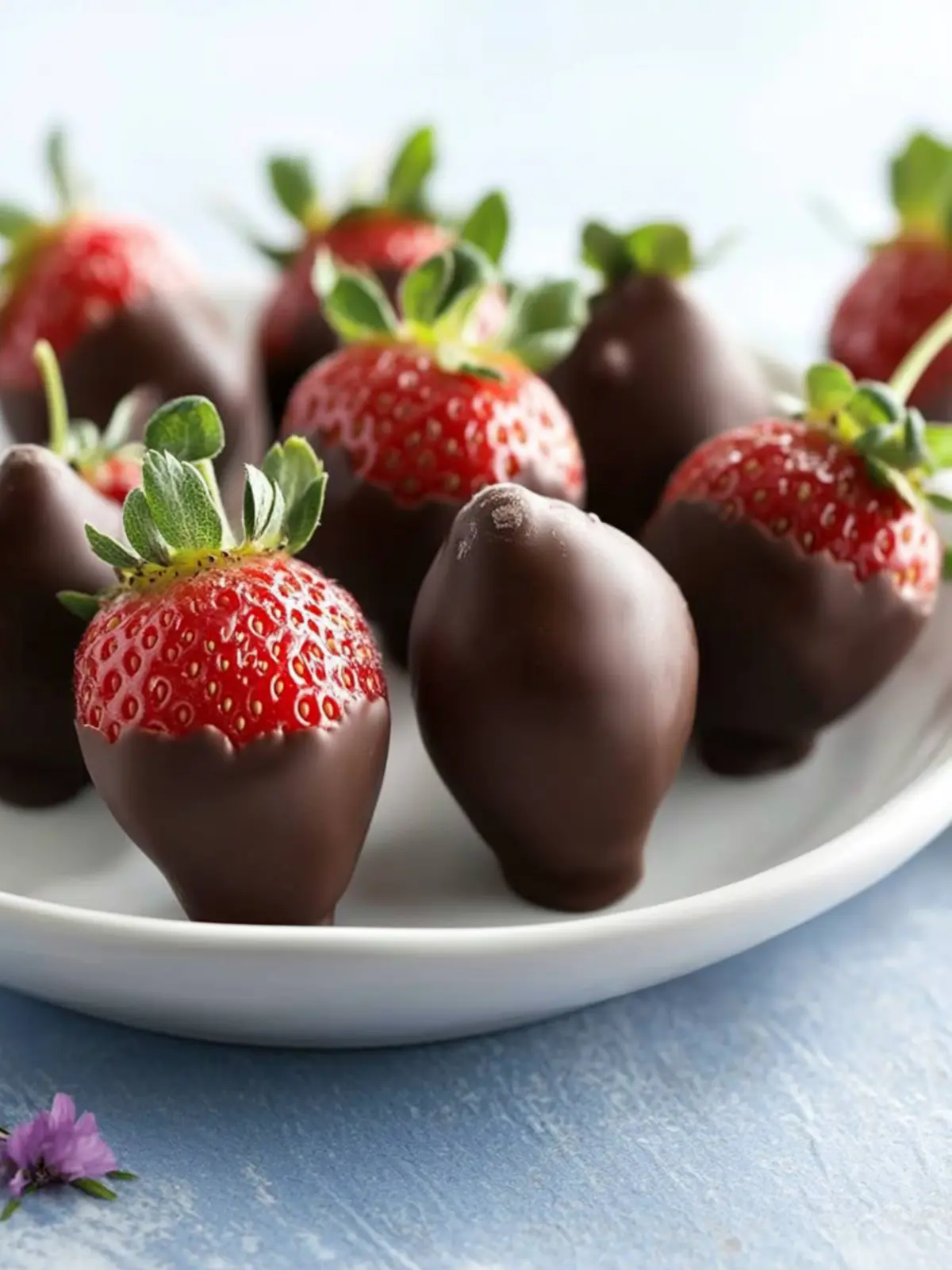 Melt-in-Your-Mouth Chocolate Bunny-Covered Strawberries 2 Chocolate Bunny-Covered Strawberries