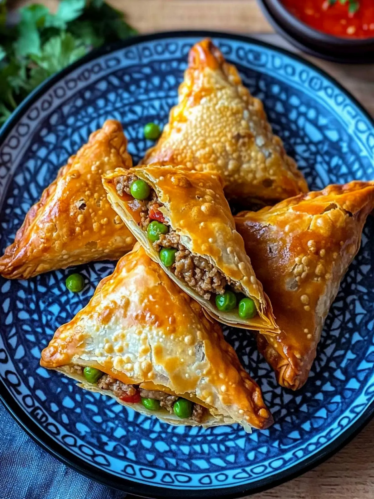 Savory Afghan Sambosa with Meat and Peas to Wow Your Tastebuds 4 Afghan Sambosa with Meat and Peas
