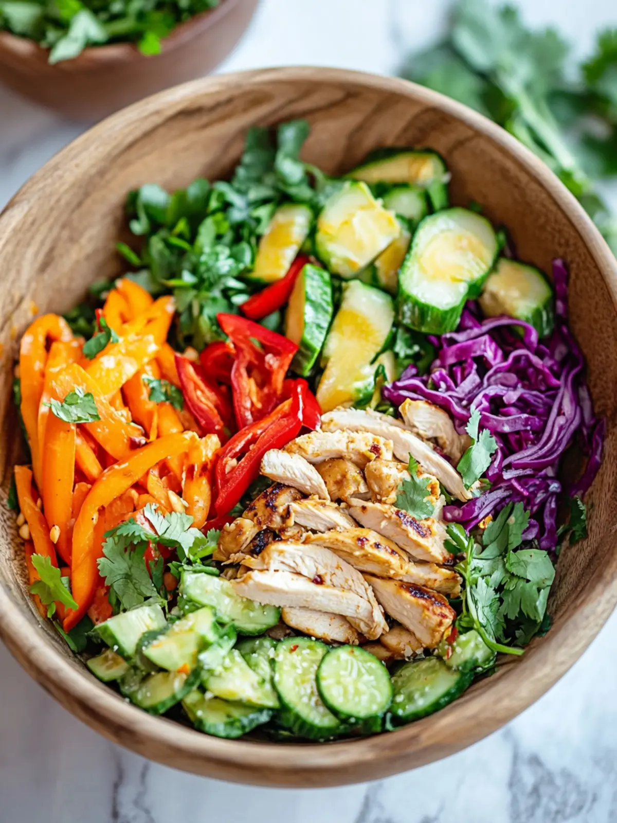 Thai Chicken Salad with Fresh Flavors You’ll Crave! 5 Thai Chicken Salad
