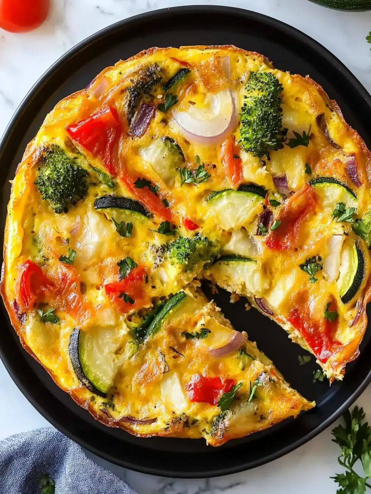 Whip Up a Colorful Vegetable Frittata in Just 30 Minutes 4 Colorful Vegetable Frittata