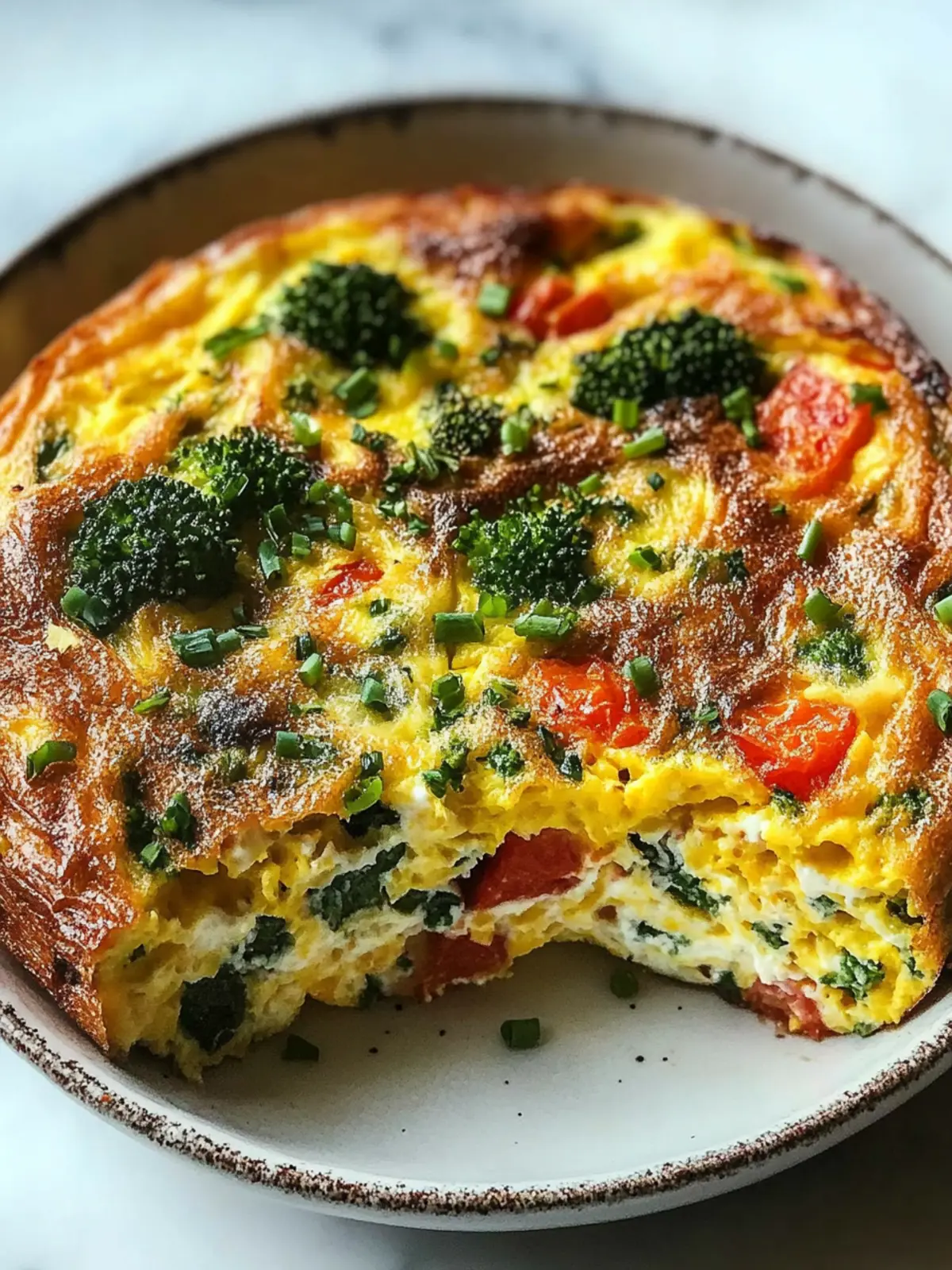Savory Vegetable Frittata for a Wholesome Breakfast Boost 2 Frittata