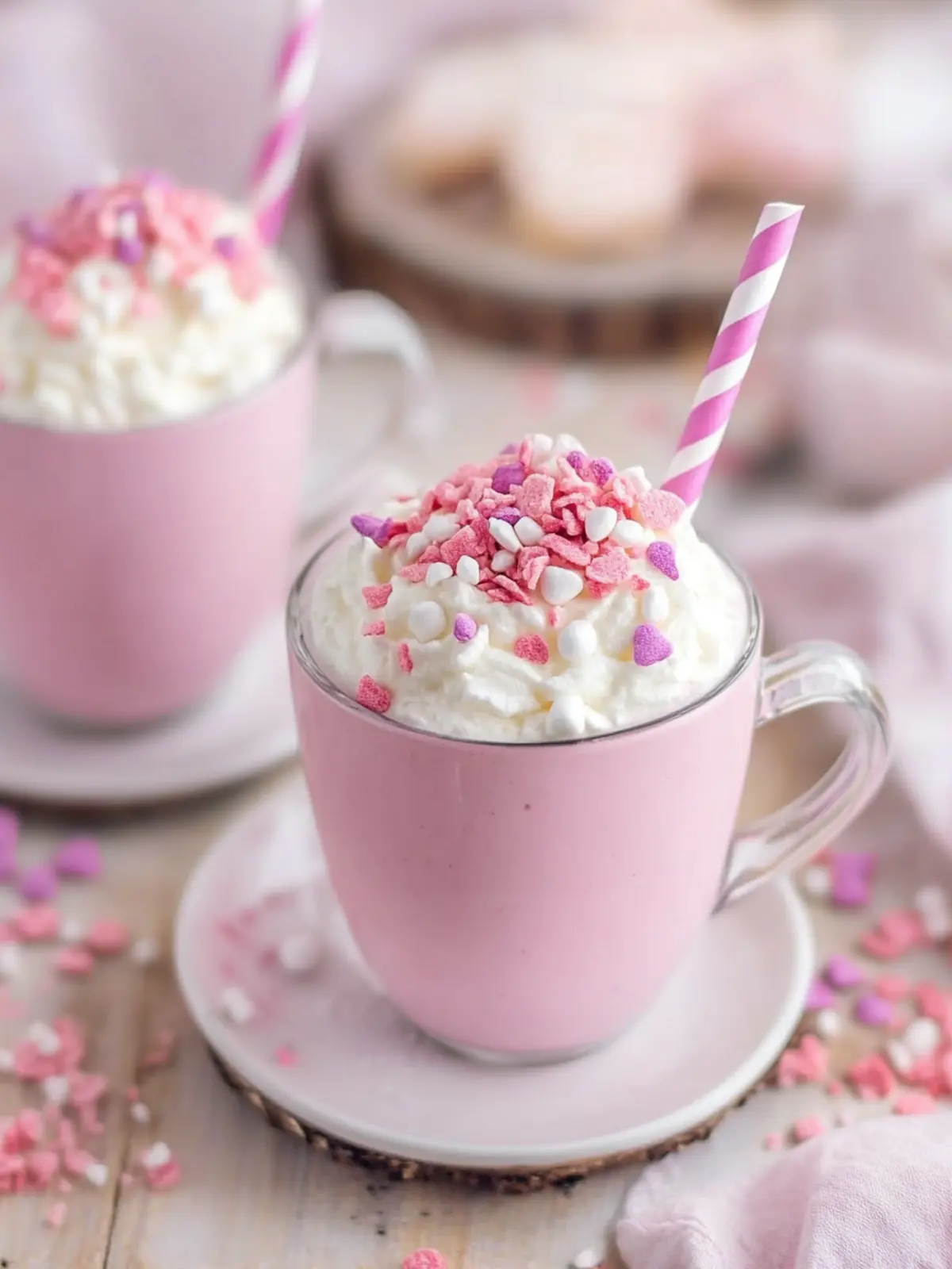 Indulge in Creamy Pink Hot Chocolate for a Sweet Valentine's Treat 4 Pink Hot Chocolate