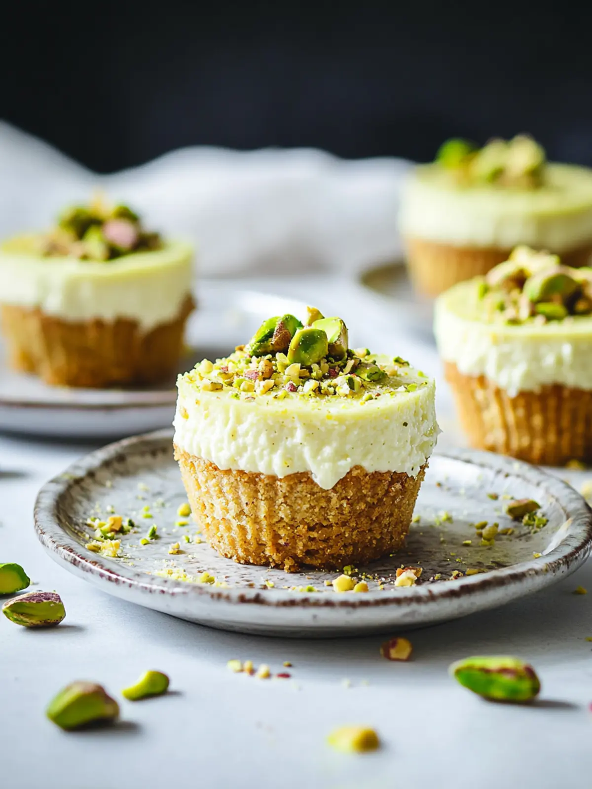Irresistible Mini Pistachio Cheesecake Cups for Every Sweet Tooth 5 Mini Pistachio Cheesecake Cups