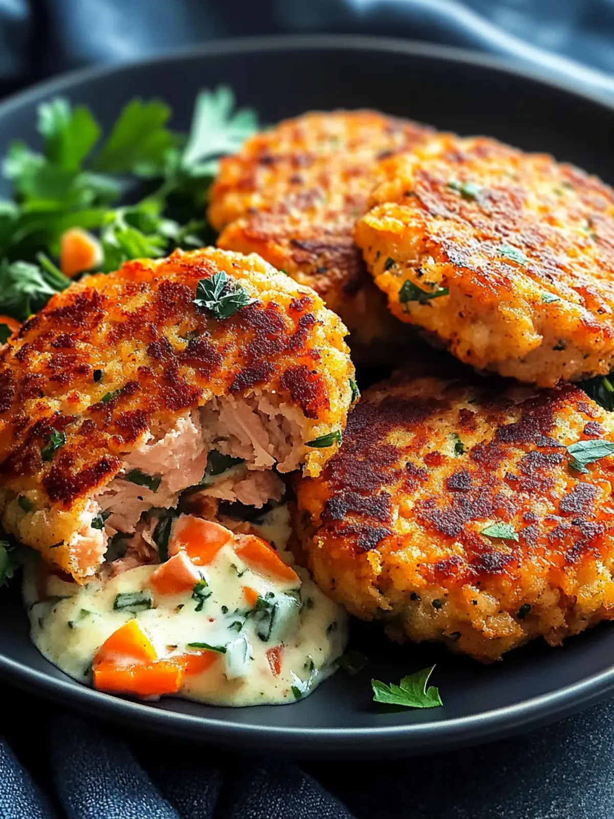 Delicious Salmon Patties: Quick, Easy, and Flavor-Packed! 3 Salmon Patties