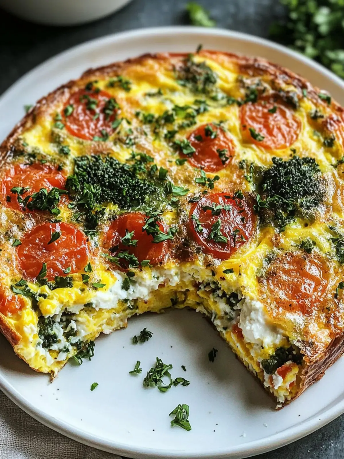 Delicious Veggie Frittata to Brighten Your Breakfast Routine 3 Frittata