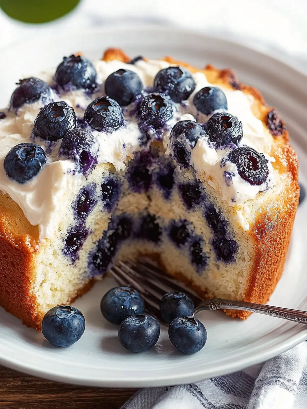 Delightful Blueberries and Cream Coffee Cake for Cozy Mornings 2 Blueberries and Cream Coffee Cake