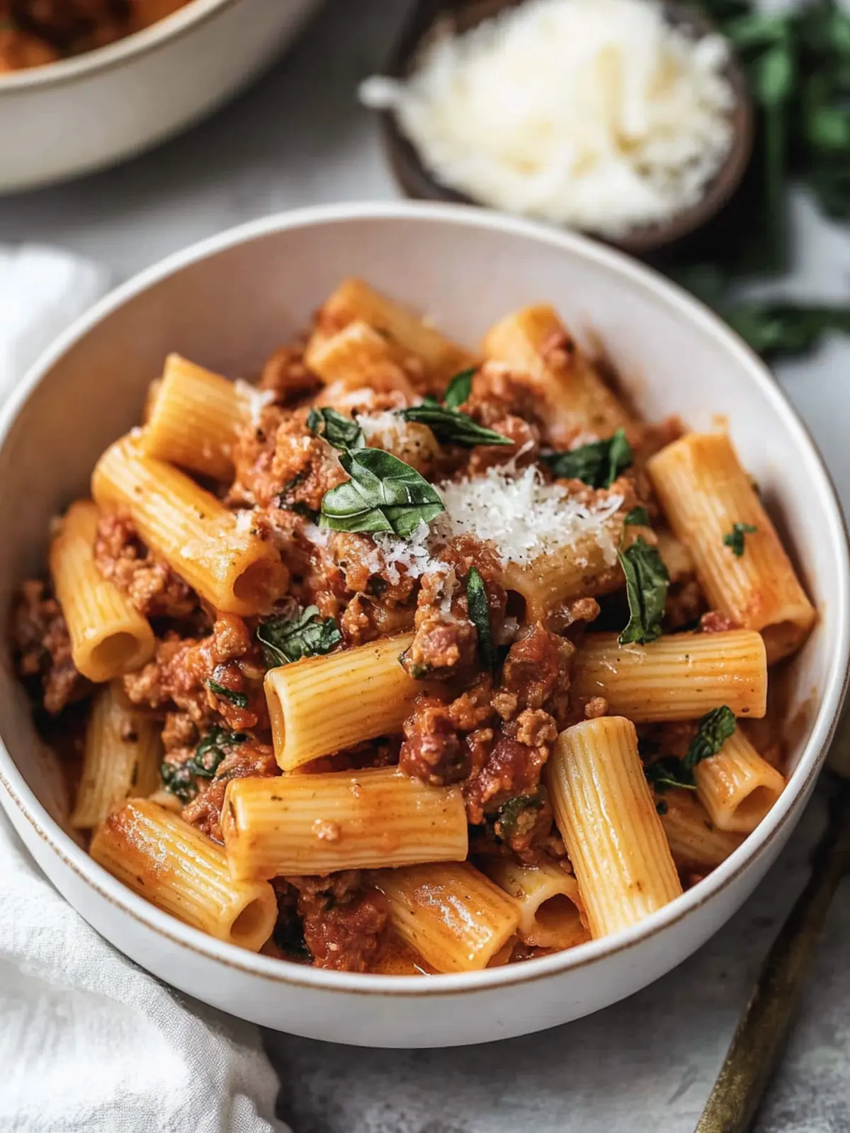 Rigatoni with Sausage
