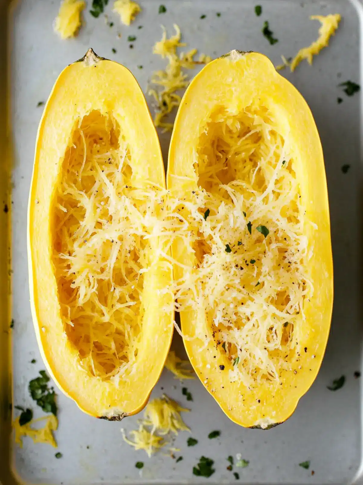 Roasted Spaghetti Squash: A Flavorful Twist on Comfort Food 2 Roasted Spaghetti Squash