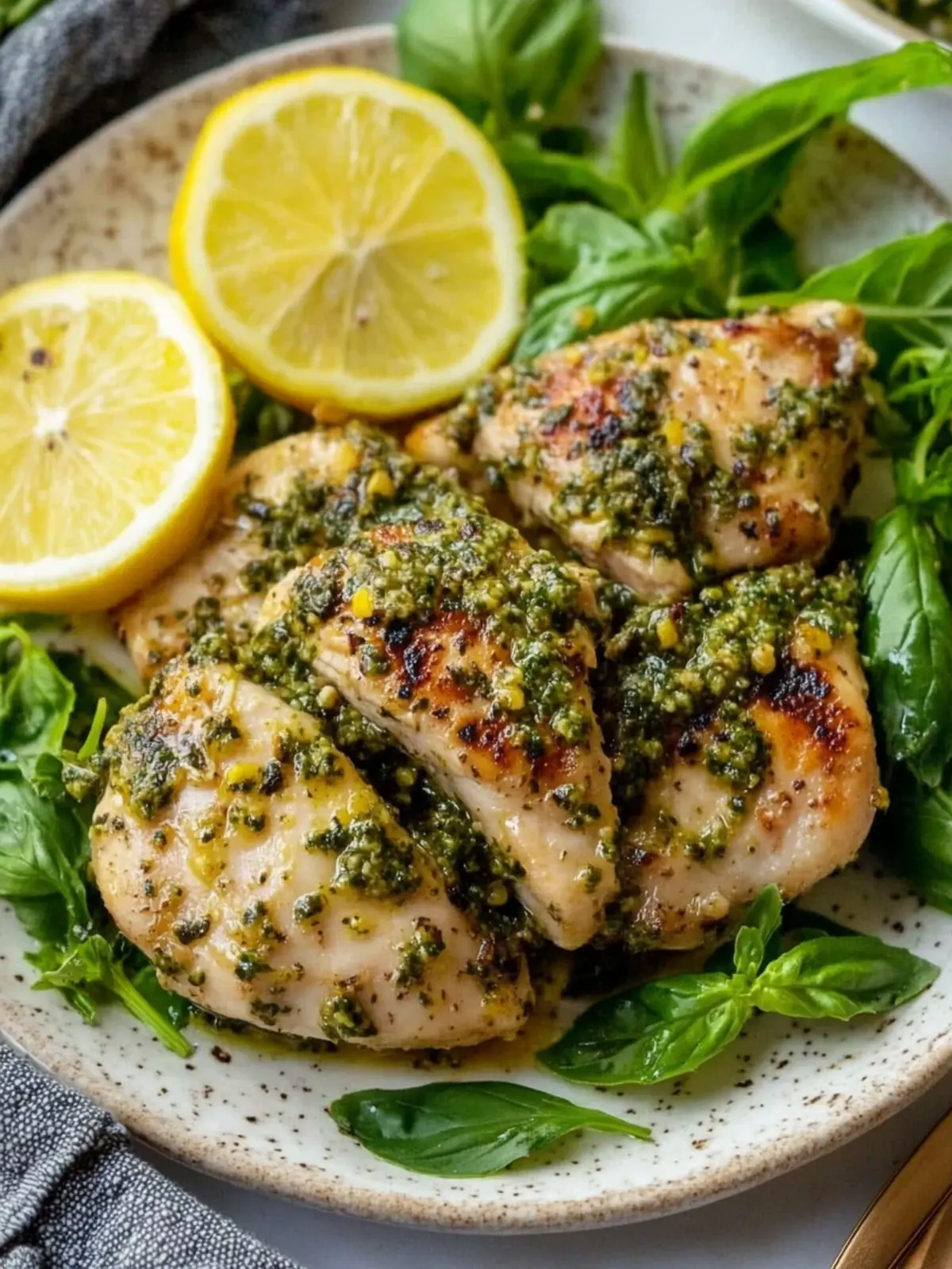 Savory Pesto Chicken Thighs for Effortless Dinner Delight 3 Pesto Chicken