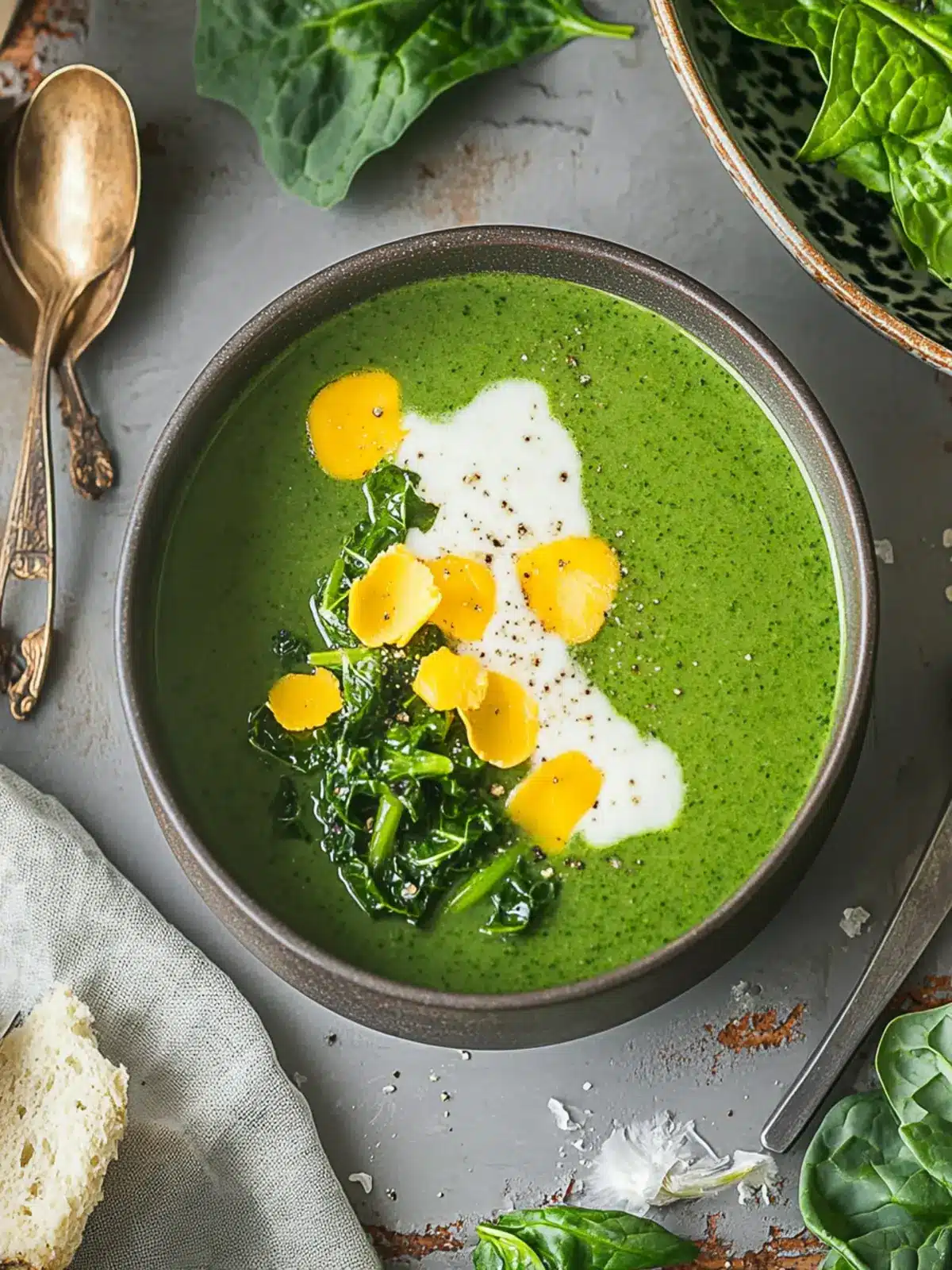 Delicious Spinach and Kale Soup to Brighten Your Day 5 Spinach and Kale Soup