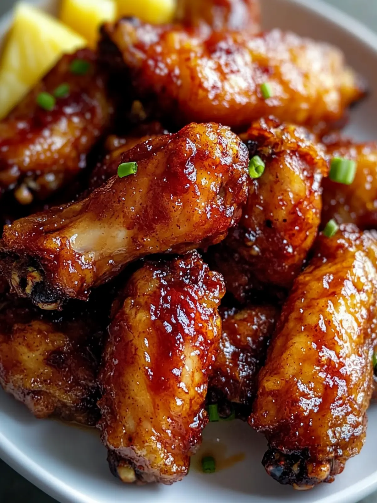 Sweet and Sticky Brown Sugar Pineapple Wings Chicken Recipe 3 Brown Sugar Pineapple Wings Chicken
