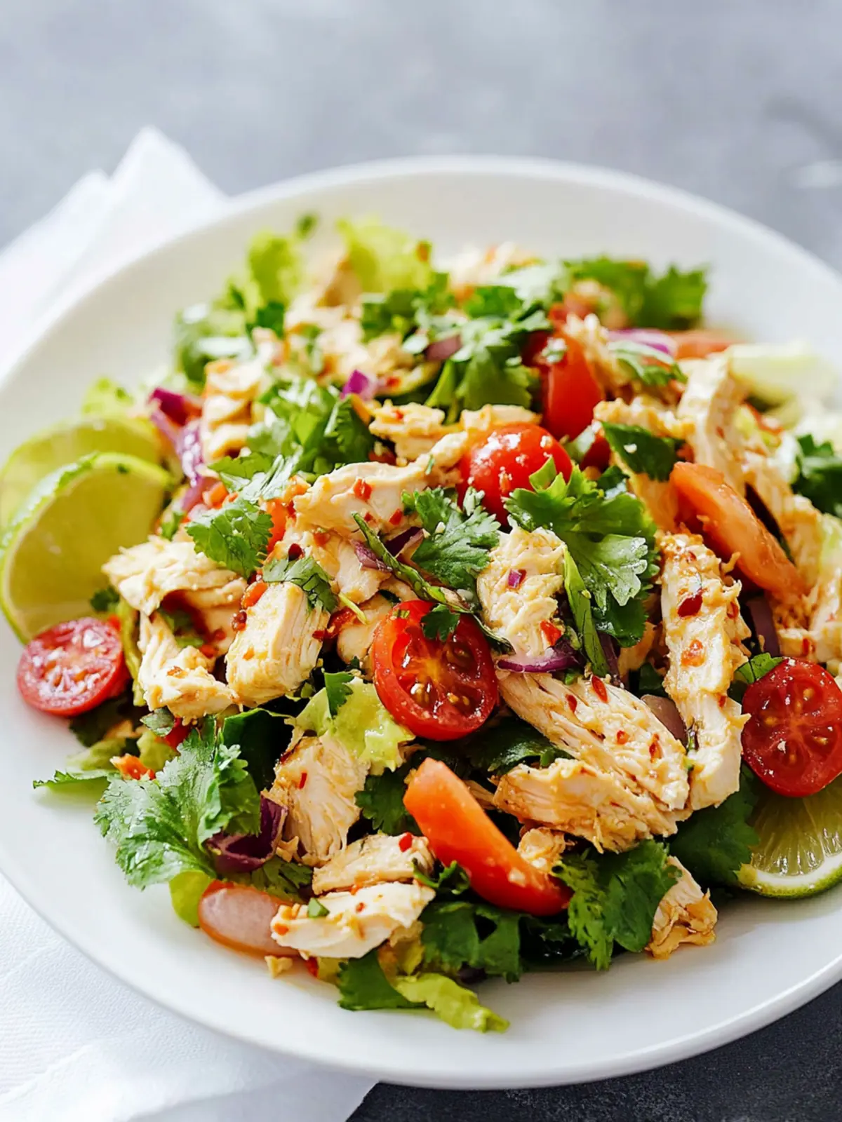 Zesty Chicken Salad with Lime Dressing for a Fresh Bite 5 Chicken Salad