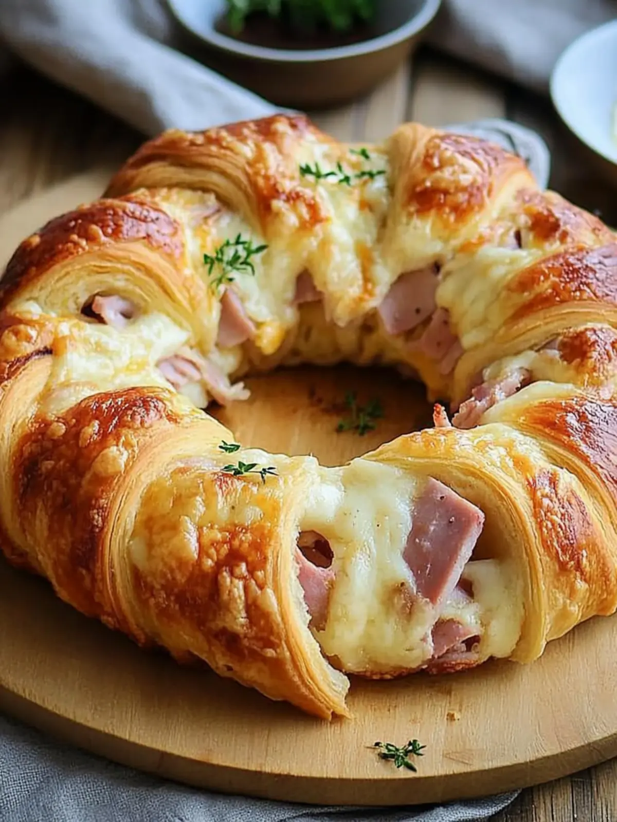 Irresistible Ham and Cheese Crescent Ring You'll Crave 3 Ham and Cheese Crescent Ring