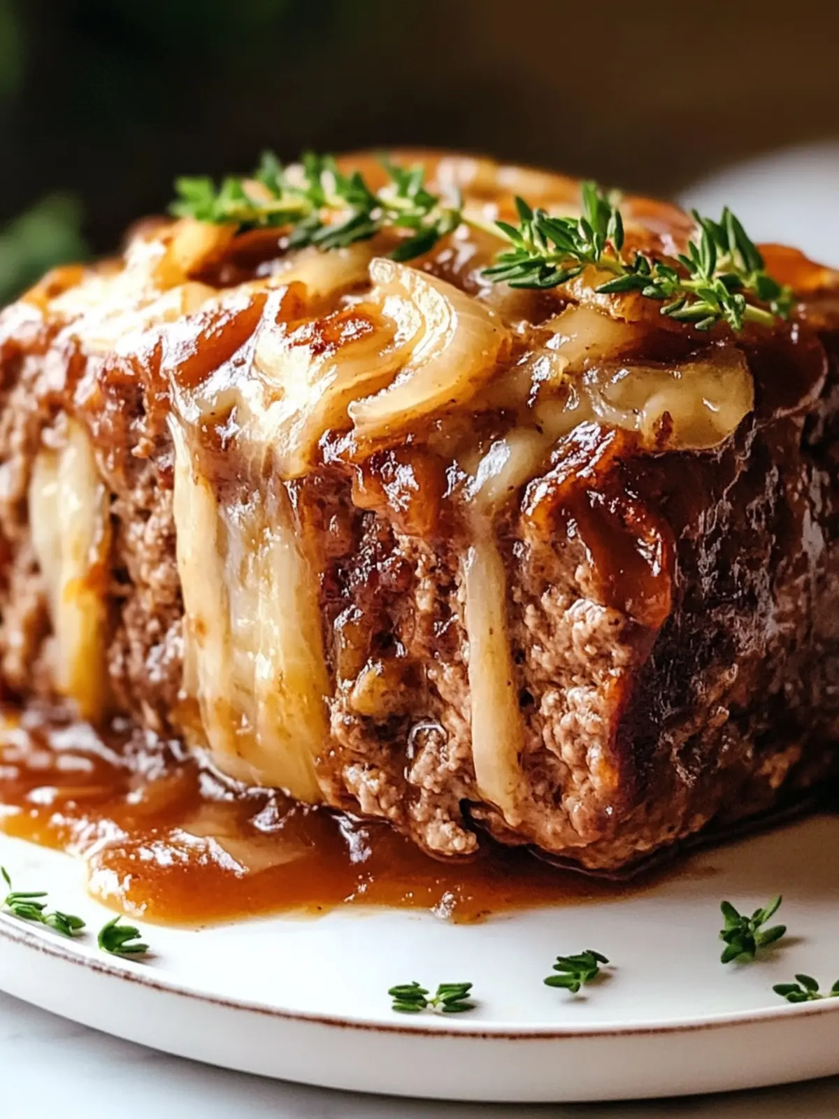 Crockpot French Onion Meatloaf: Comfort Food Made Easy 4 Crockpot French Onion Meatloaf