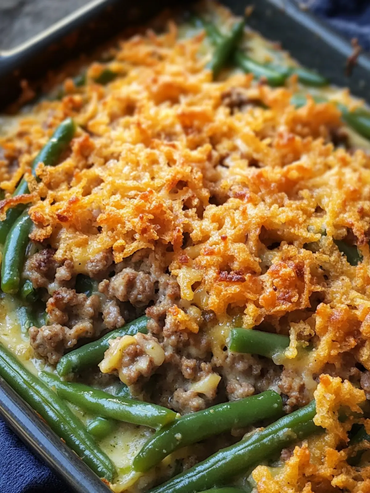 Satisfy Your Cravings with Hamburger Green Bean Casserole 5 Hamburger Green Bean Casserole