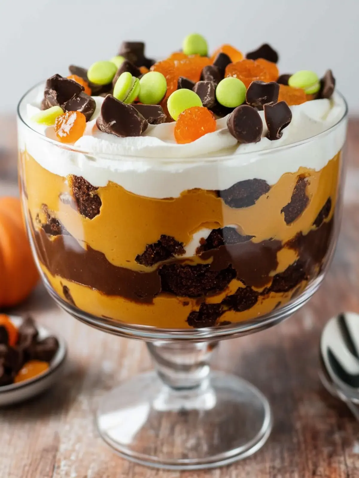 Irresistible Chocolate Pumpkin Trifle for Fall Celebrations 3 Chocolate Pumpkin Trifle