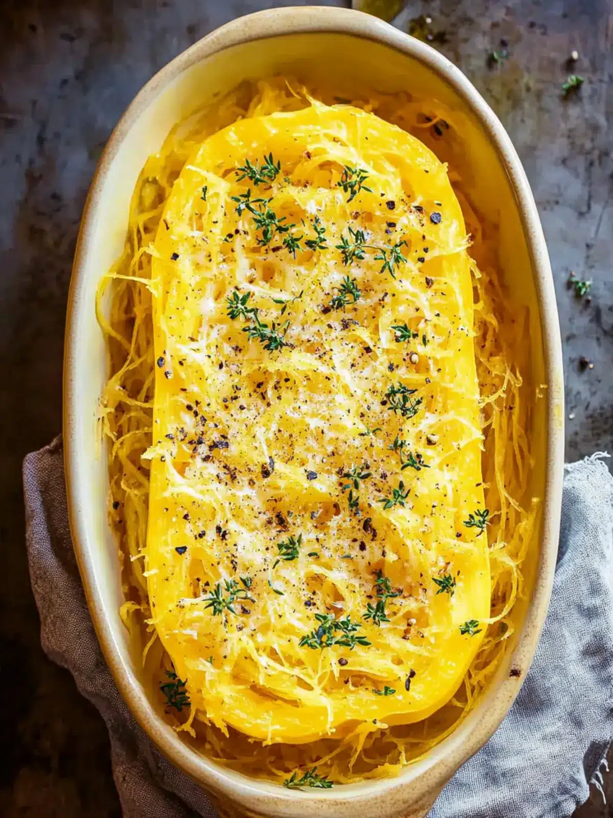 Delicious Roasted Spaghetti Squash in Just 50 Minutes 5 Roasted Spaghetti Squash
